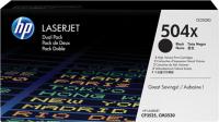 Комплект картриджей HP 504X (CE250XD) -