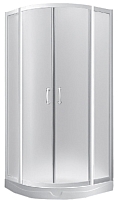 Душевой уголок AM.PM Sense W75E-225-090WF (белый/матовое стекло) -