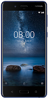 Смартфон Nokia 8 Dual / TA-1004 (синий) -