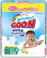 Подгузники-трусики Goo.N Premium S (62шт) -